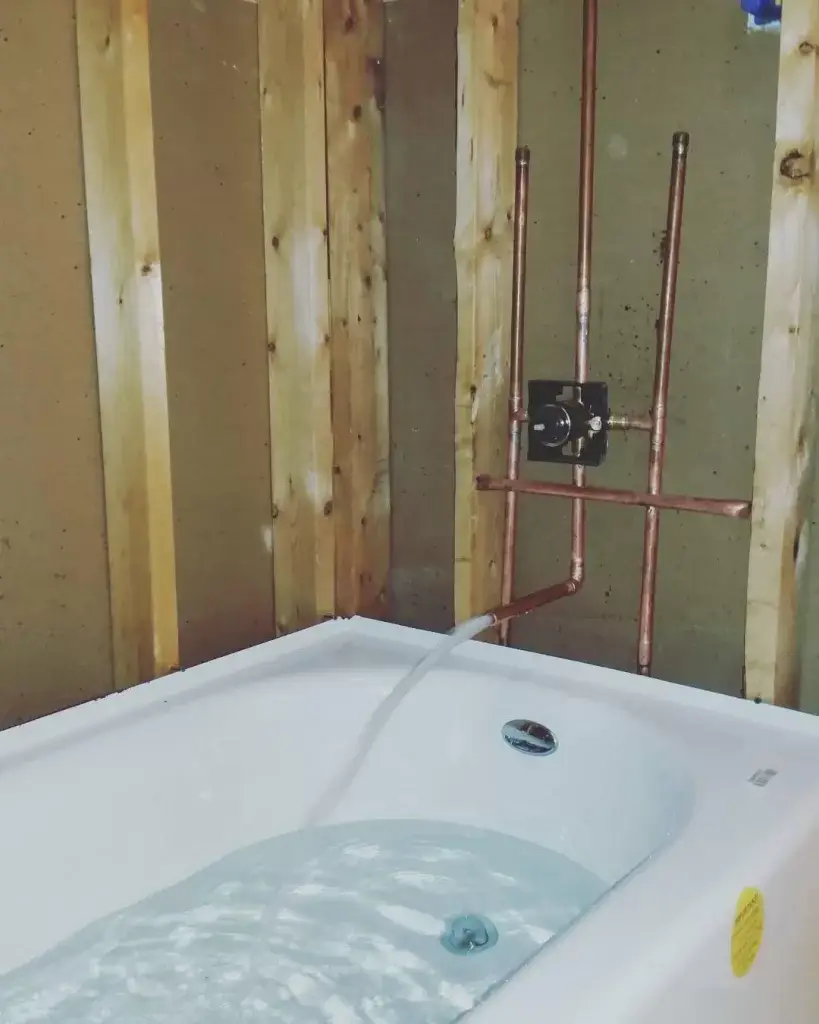 bathtub installation